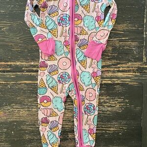 Little Sleepies Pastel Treats Kids Footie